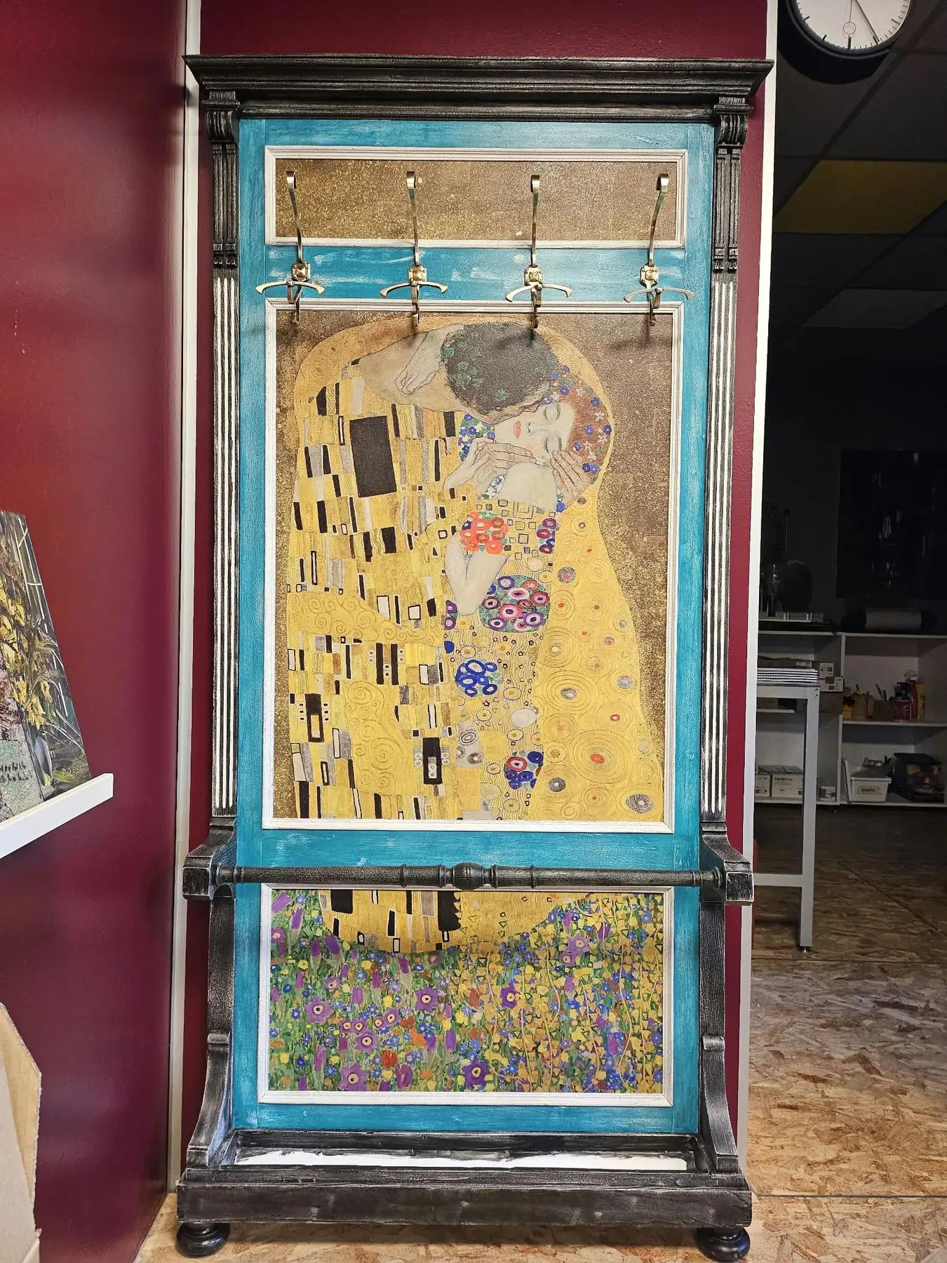 A cabinet transformed into a unique object